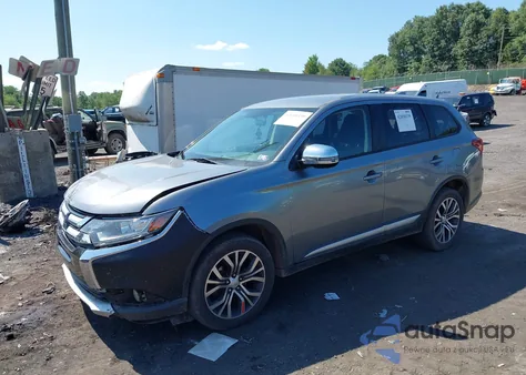 2017 Mitsubishi Outlander Se/Sel from USA, damaged, VIN JA4AZ3A38HZ016498